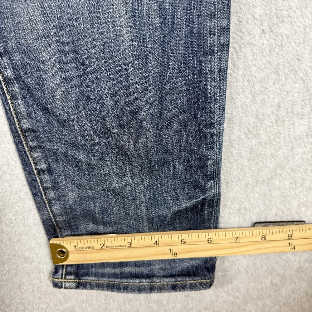 G Star RAW Jeans Men 33x32 Blue‎ 3301 Slim CRAZY WASH Stretch Denim Aged Look